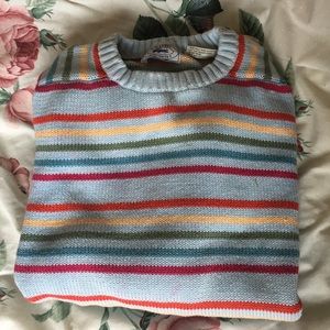 IZOD X LACOSTE VINTAGE RAINBOW SWEATER